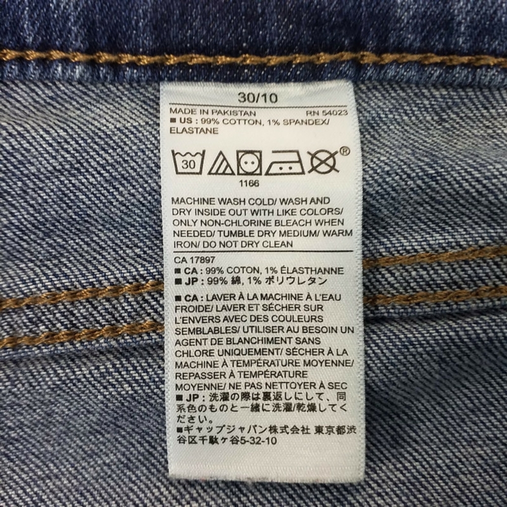 Banana Republic Factory Medium Wash Girlfriend Denim Jeans Womens 30/10 Frayed - Picture 11 of 11